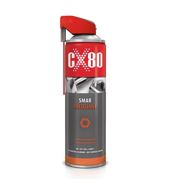 CX 80 Smar miedziany 500ml aerozol SMAR przeciwzapieczeniowy
