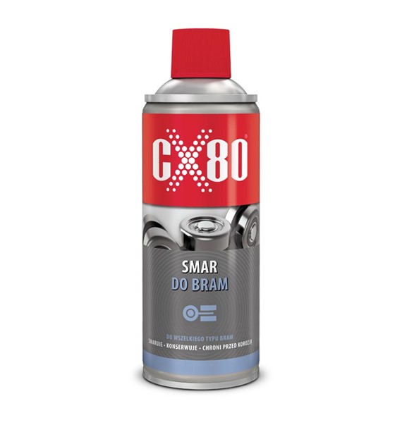 CX 80 SMAR DO BRAM AEROZOL 500 ml Smar do konserwacji wszelkiego typu bram