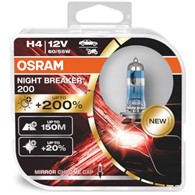 Żarówka Osram H4 12V NIGHT BREAKER +200% box 2szt