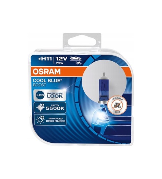 Żarówka OSRAM H11 12V 75W 2 szt COOL BLUE BOOST 5500K