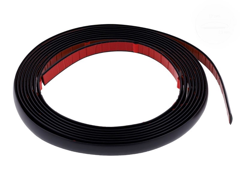 Listwa dekoracyjna czarna mat 21mm x 5m