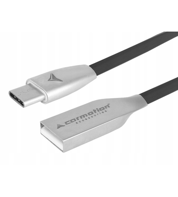 Kabel do ładowania i synchronizacji 100 wtyczka USB-C  czarny