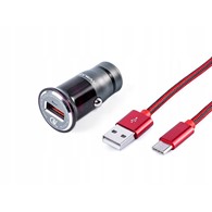 Ładowarka MYWAY 12/24V QC3.0  1x USB kabel z wtyczką USB-C