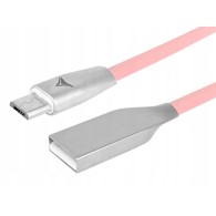 Kabel do ładowania i synchronizacji 120 cm USB > MICO usb różowy