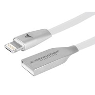 Kable do ładowania 120cm USB zespolone micro USB i Lighting biały