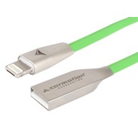 Kabel do ładowania 120cm USB zespolone Usb Lighting zielony