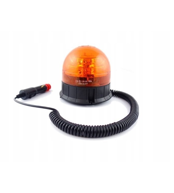 Lampa ostrzegawcza 12 HP LED 12/24V na magnes śruby pomarańczowa E9 ECE R65