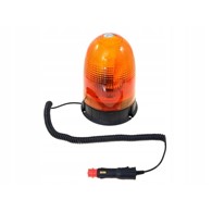 LAMPA OSTRZEGAWCZA Z NAPĘDEM ŚLIMAKOWYM H1 12V POMARAŃCZOWA E8