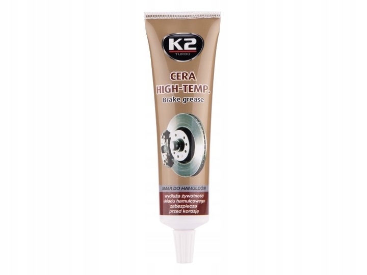 K2 CERA HIGH TEMP wysokotemperaturowy smar do tłoczków hamulcowych 100 ml