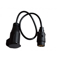 Adapter przyczepy 7/13 PIN 12V z przewodem 0,75 m