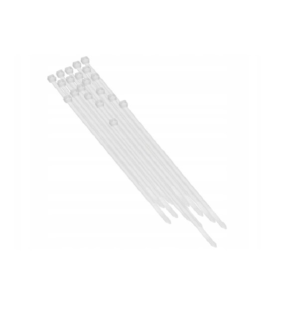 Opaski trytki 380/75 BIAŁA 25szt