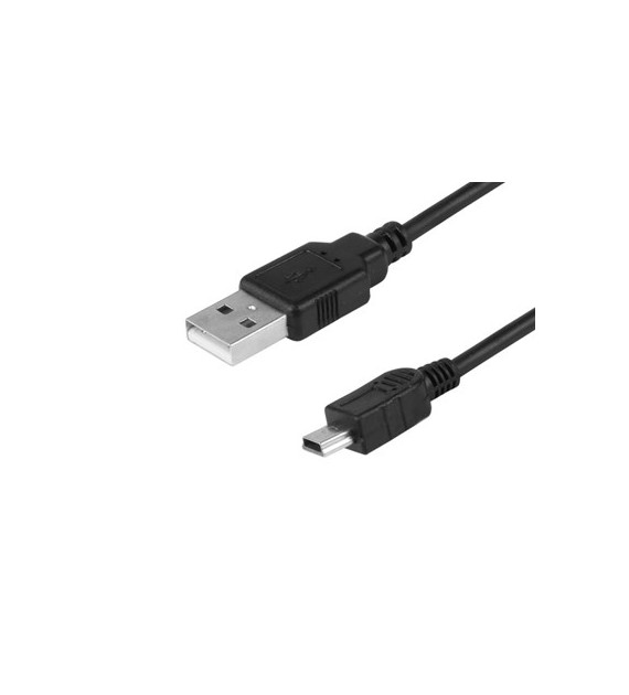 Kabel do ładowania i synchronizacji 120 cm tworzywo USB > mini USB prosta