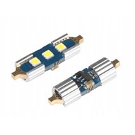 Żarówka Festoon SV 8,5 31MM 12/24 3X 3030 SMD LED nonpolar CANBUS biała