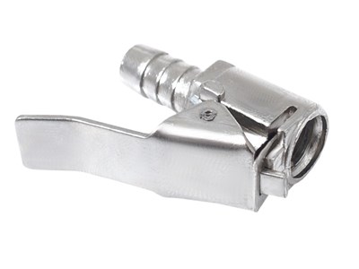 Końcówka zaciskowa do pompowania kół na wąż 8 mm metalowa