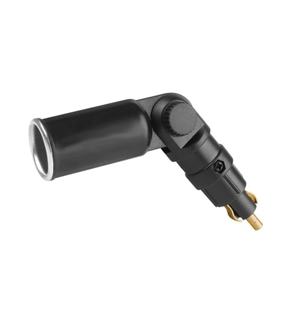 Przejściówka z wtyczką DIN i gniazdem EURO łamana 91853