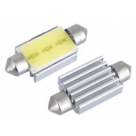 Żarówka C5W 39mm 12V COB LED biała 2szt