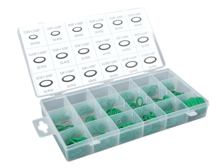 Oringi do klimatyzacji, 270 szt.