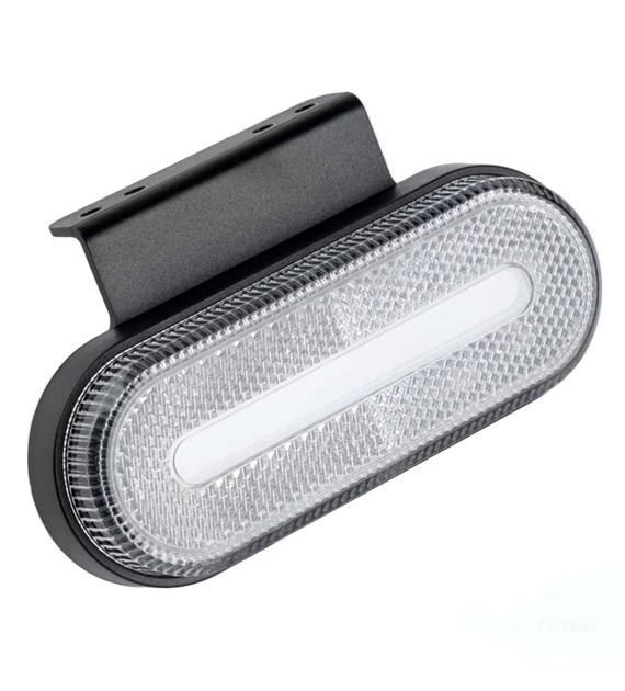 Lampa obrysowa LED 10~30V, DC owalna biała