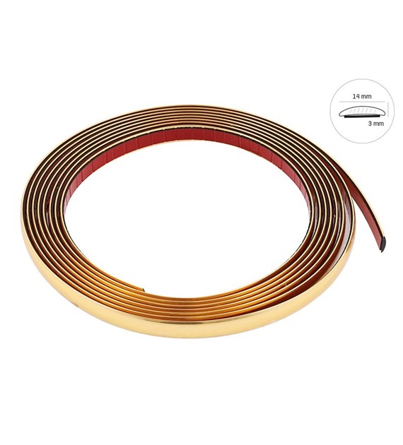 Listwa dekoracyjna złota 14mm x5m