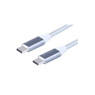 Kabel do ładowania i synchronizacji w oplocie z mikrofibry 120 cm USB-C USB-C v 3,0