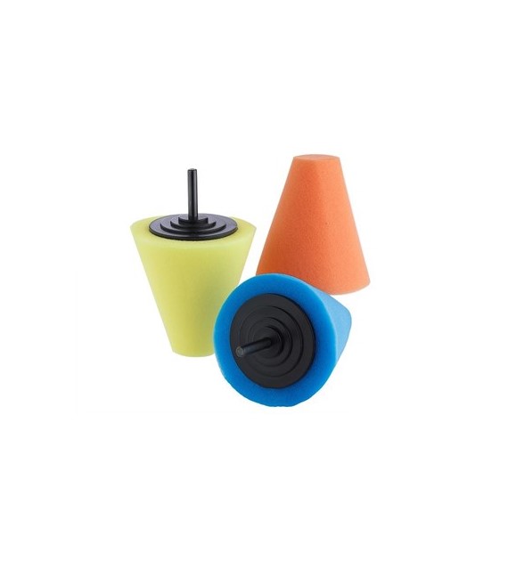 STOŻKI POLERSKIE FI32 FI80 x 80mm adapter M6  3szt