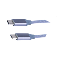 Kabel MYWAY do ładowania i synchronizacji w oplocie zmikrofibry 120cm USB-C > USB-C v 2,0