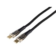 Kabel do ładowania i synchronizacji, w oplocie z mikrofibry, 120 cm, USB-C > USB-C PD, max 100W