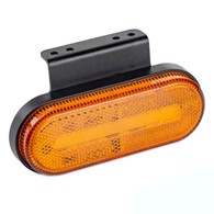 Lampa obrysowa 10~30V DC owalna pomarańczowa