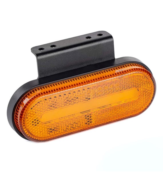 Lampa obrysowa 10~30V DC owalna pomarańczowa