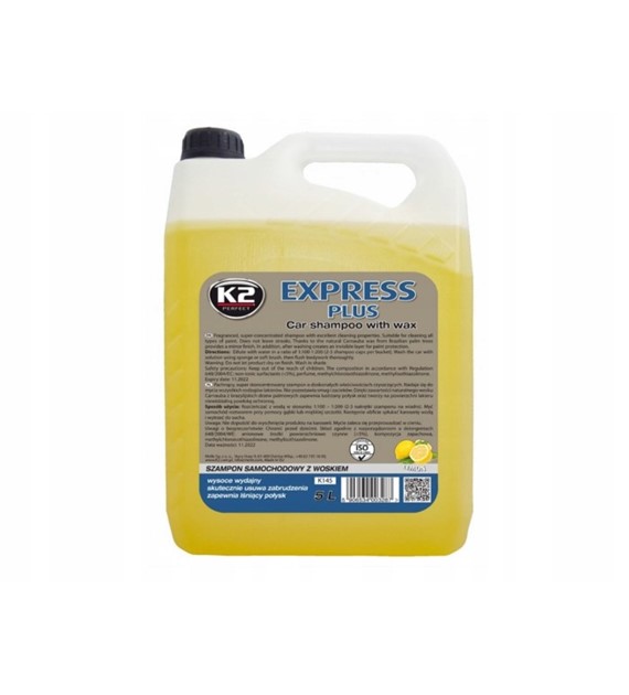 K2 Express Plus 5l. szampon samochodowy z woskiem