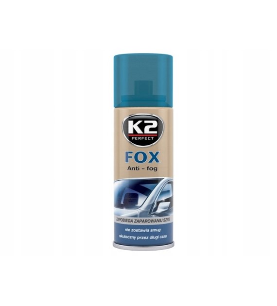 K2 FOX AERO zapobiega parowaniu szyb antyfog 150ml.