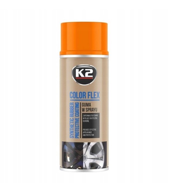 K2 COLOR FLEX POMARAŃCZOWA guma w sprayu 400ml