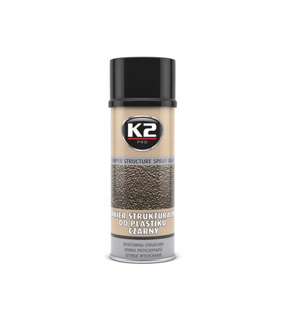 K2 BUMPER spray czarna farba do zderzaków 400 ml